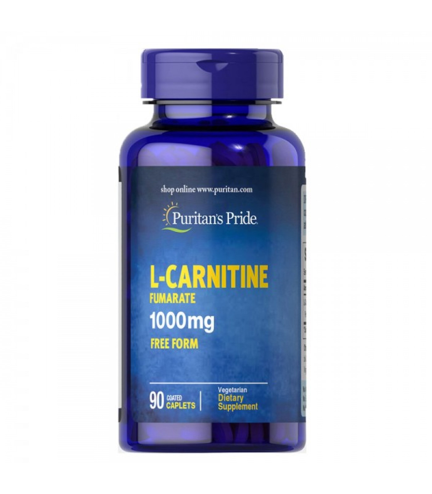 Puritan's Pride - L-Carnitine Fumarate 1000mg  - 90 капсули​